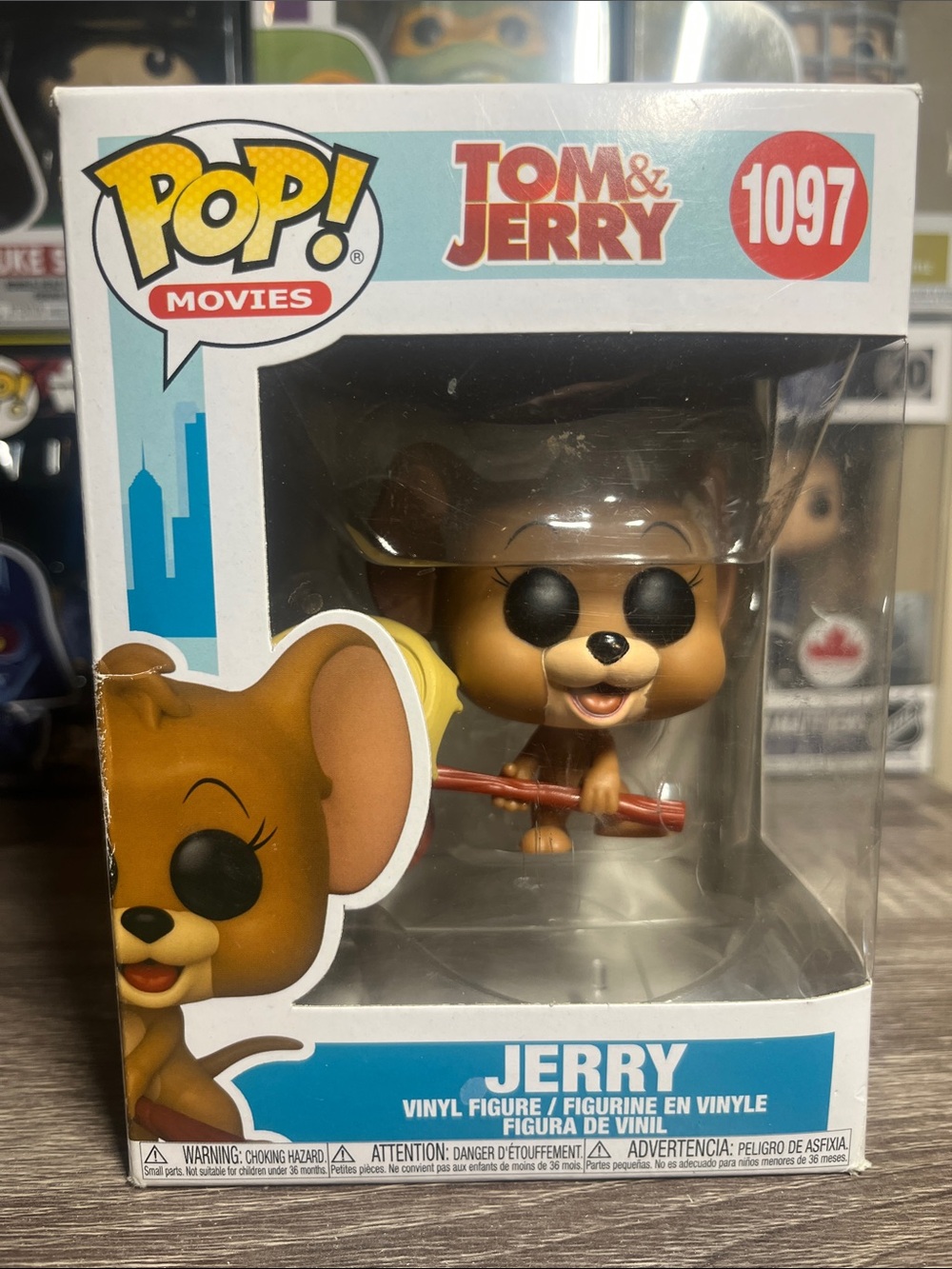 Funko Pop! Movies Tom & Jerry Jerry Vinyl Figure - Brown, Black, Yellow